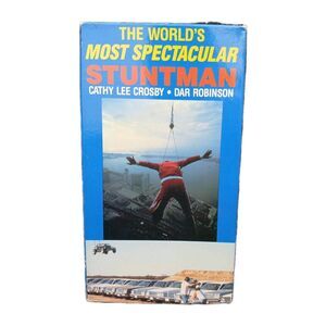 The World's Most Spectacular Stuntman Cathy Lee Crosby VHS 1989